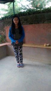 Elvisha Thapa at 12 years class 6